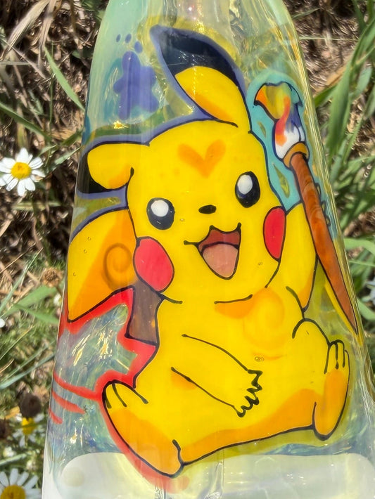 Pika-doodle 1/1 ⚡️🌈🪶 rainbow lightning & …Punty? Collab